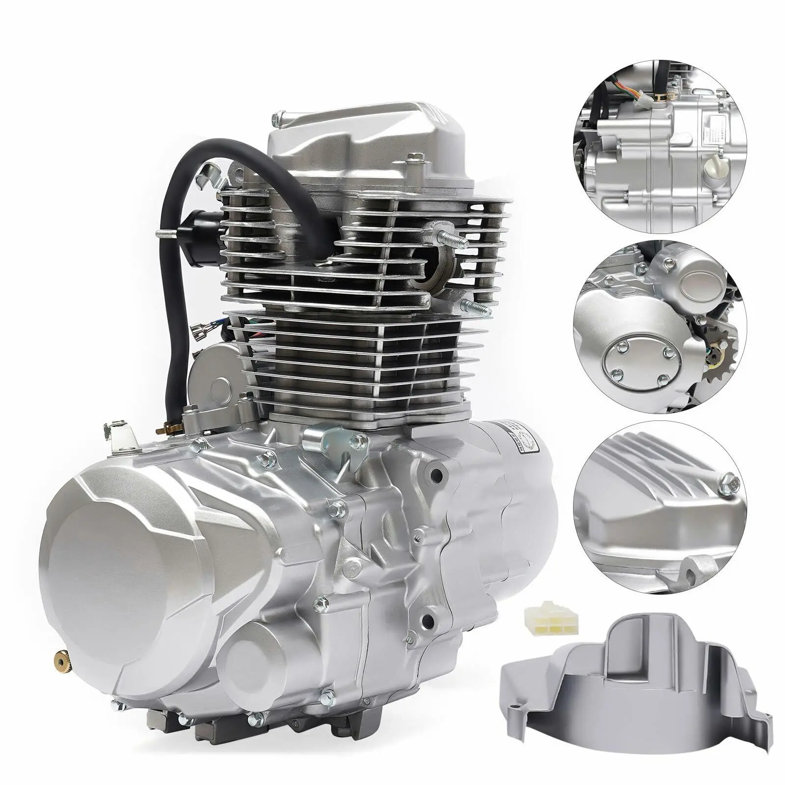 

14HP Aluminum Alloy Vertical Motorcycle Engine 4-Speed Manual Transmission Electric Start 200CC 250CC ATV Engine CG250 5-Speed