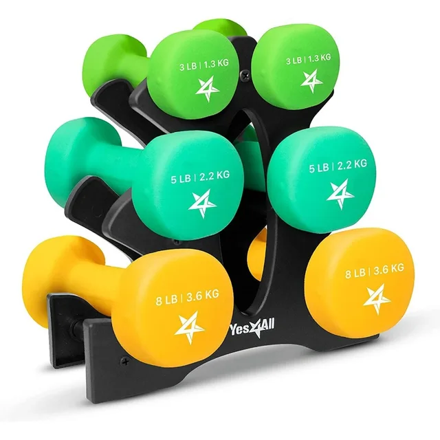 Neoprene Coated Dumbbell Hand Weight Set 1