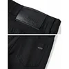 New Men Basic Versatile Black Denim Pants Male Formal Occasion Work Wear Denim Trousers Spring Autumn Concise Straight Leg Jeans 6