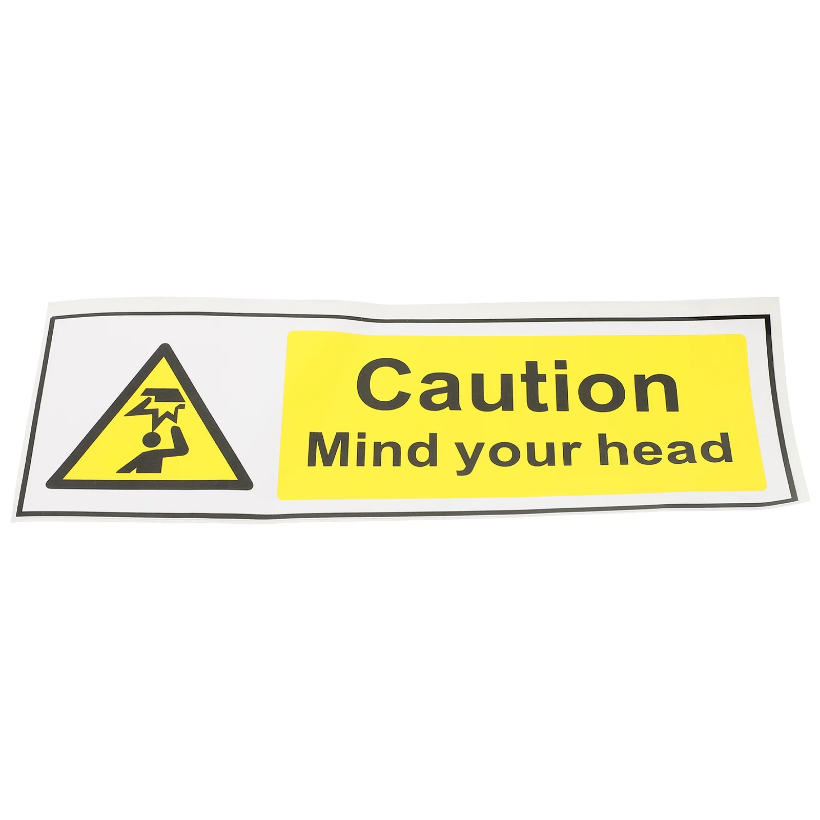 Sticker Be Careful Head Stickers Low Ceiling Watch Your Sign Signs Applique Warning Label Self Adhesive Safety Mind Decal