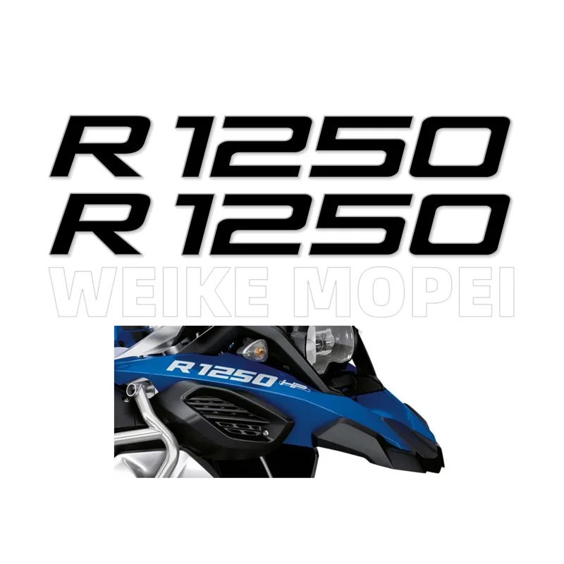 For Bmw R1250GS R 1250 Gs r1250 Motorcycle Front Headlight Fairing Stickers Moto Decals