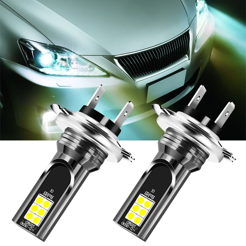 Faros Led H7 Canbus sin Error, Bombilla de diodo blanca de 12v, lámpara de  conducción para coche, para Skoda Octavia, Kia, Sorento, Hyundai, 2 uds. -  AliExpress