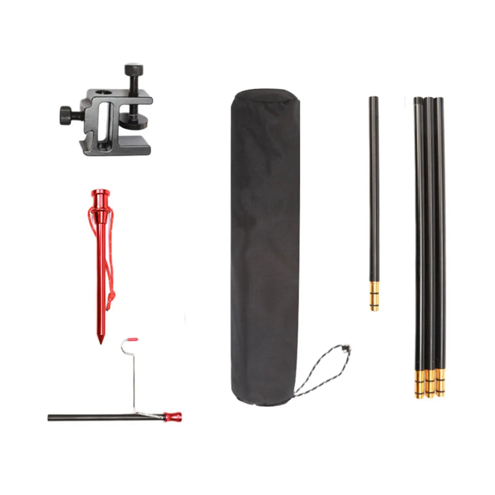 

Portable Camping Lantern Stand Folding Rack Outdoor Lamp Pole for Fishing