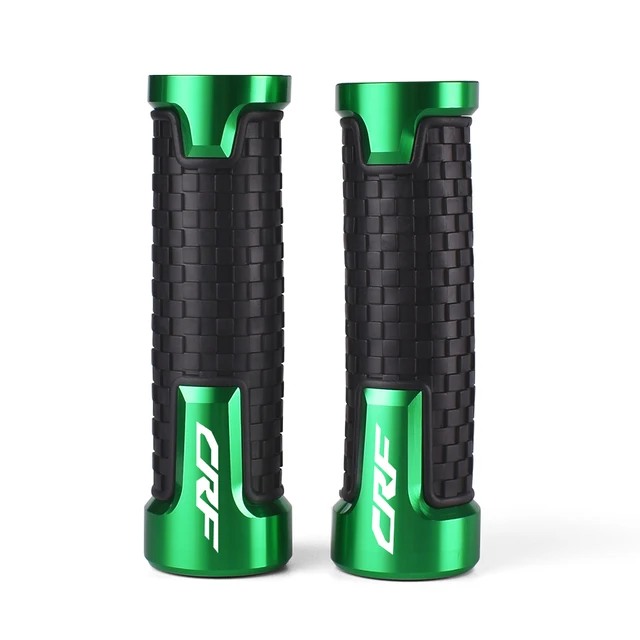 Non-Slip Motorcycle Handlebar Grips – 7/8” (22mm), For Honda CRF Models, Aluminum & Plastic, Multiple Colors