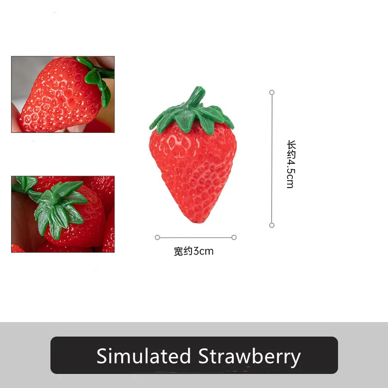 Künstliche Erdbeeren, Lebensechte Künstliche Frü Produktbild-Vorschau 3