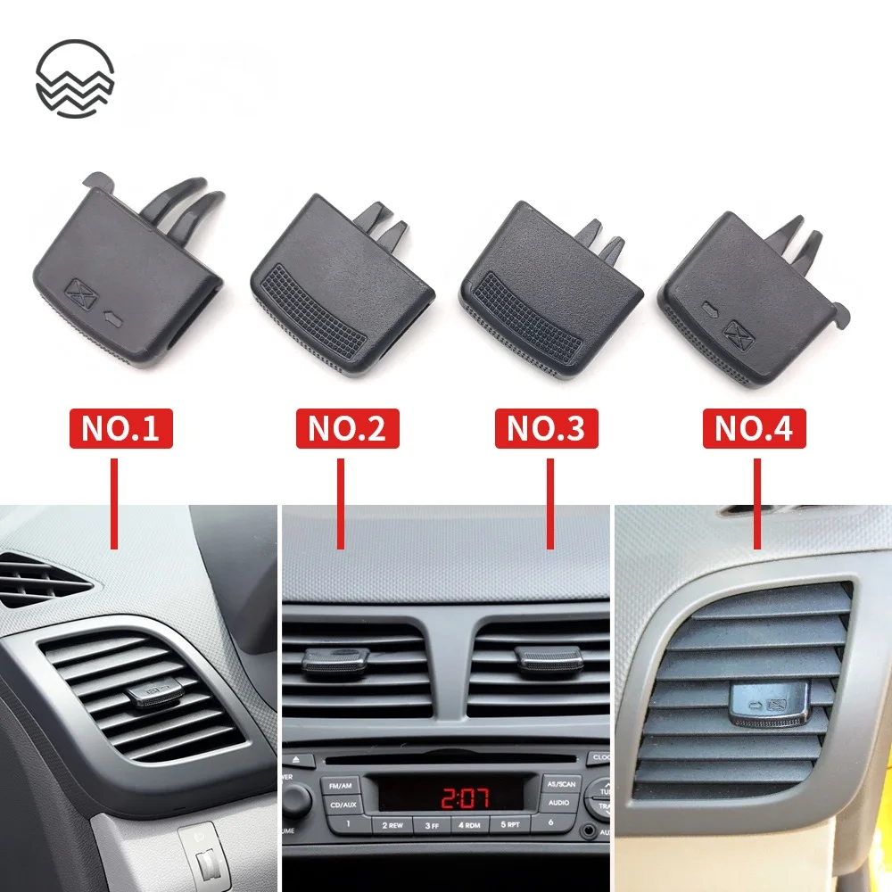 Car Air Vent Outlet Card Clips Front Air Conditioning Louvre Blade Adjust Slice Clips Interior Accessories For Hyundai Verna