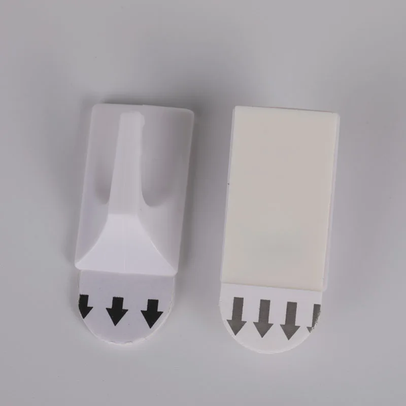 9 Pcs No Punch No Trace Removable Hooks Bathroom Kitchen Hooks Clothes Storage Hooks Removable 3