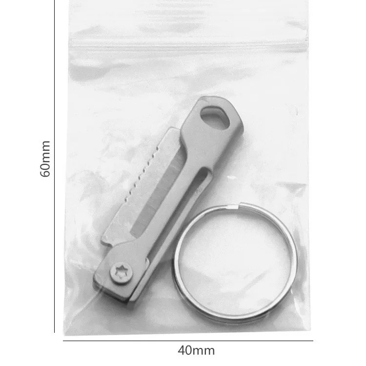 Stainless steel mini multifunctional outdoor knife Open box express knife portable pocket folding camping knife folding knife utility knife folding utility knife folding cutter