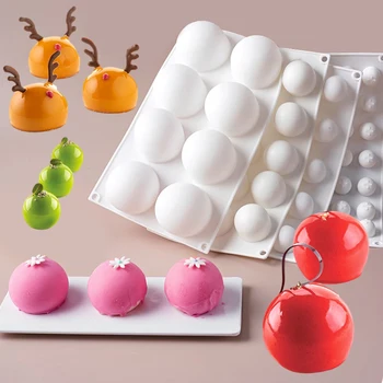 Spherical Silicone Cake Mold 1