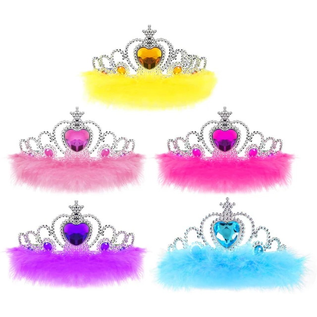 72pcs Princess Party Favors Girls Birthday Decorations Dress Up Games Crown  Stickers Necklace Wedding Gifts Guests Pinata Filler - AliExpress