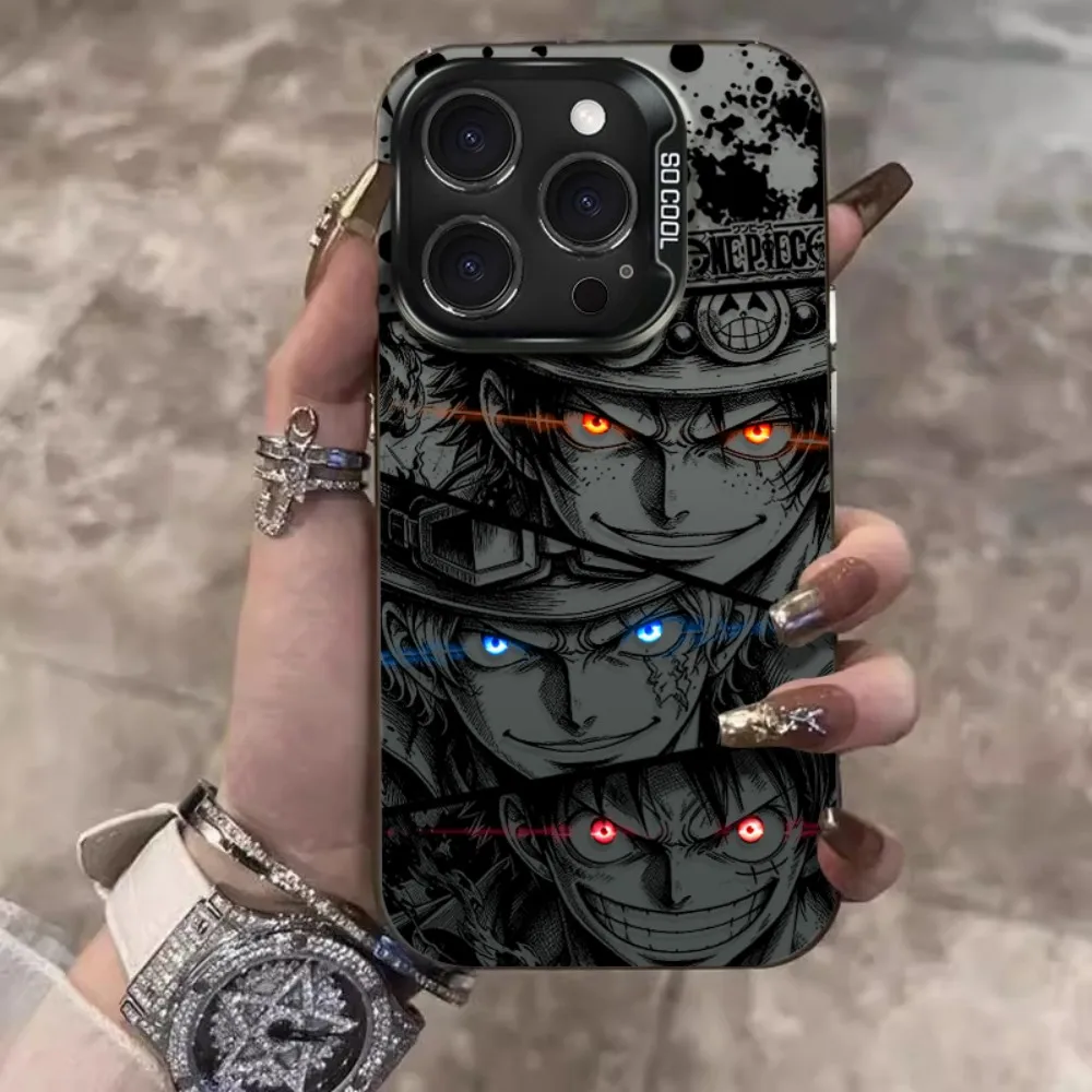 Premium Matte One Piece Character Phone Case with Anti-Fall Protection