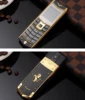 Mini Classic Luxury Phone Metal Frame Dual SIM Bluetooth Dialing Voice Changer Big Keys MP3 FM Long Standby Free Case 3