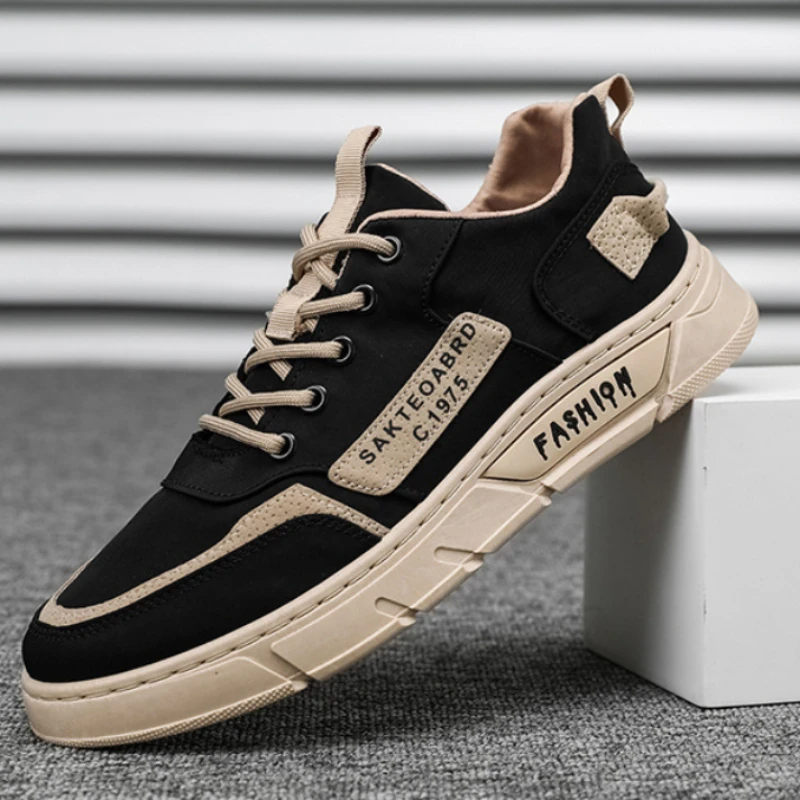 

Summer New Breathable 2023 Men Sneakers Version of Men's Low-top Sneakers Canvas Shoes All-match Sports Casual Shoes Men Shoes