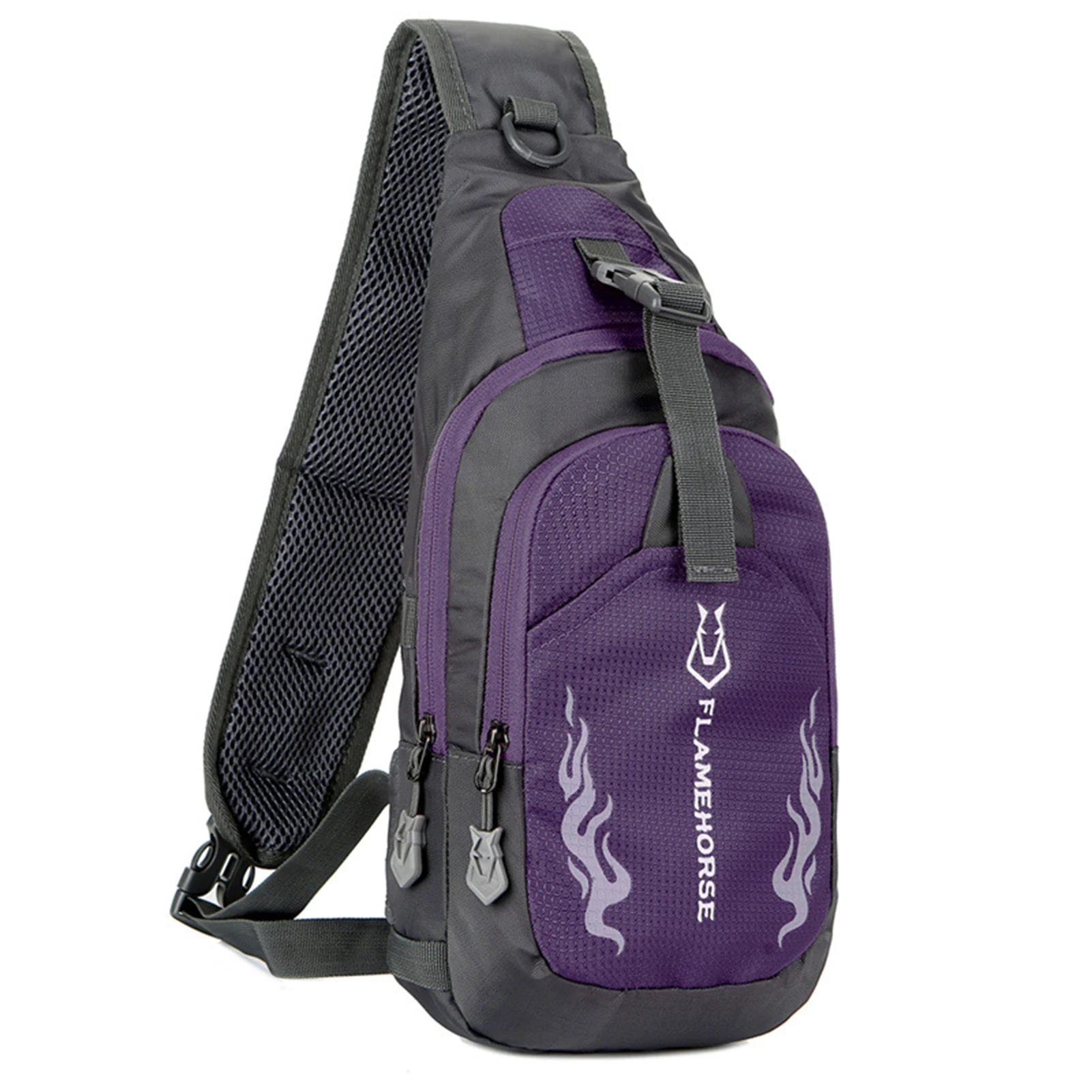 MISSMAO Umhängetasche Für Herren – Wasserdicht, Vielseitig Als Brust- Oder Schultertasche, 6 Zoll, Schwarz