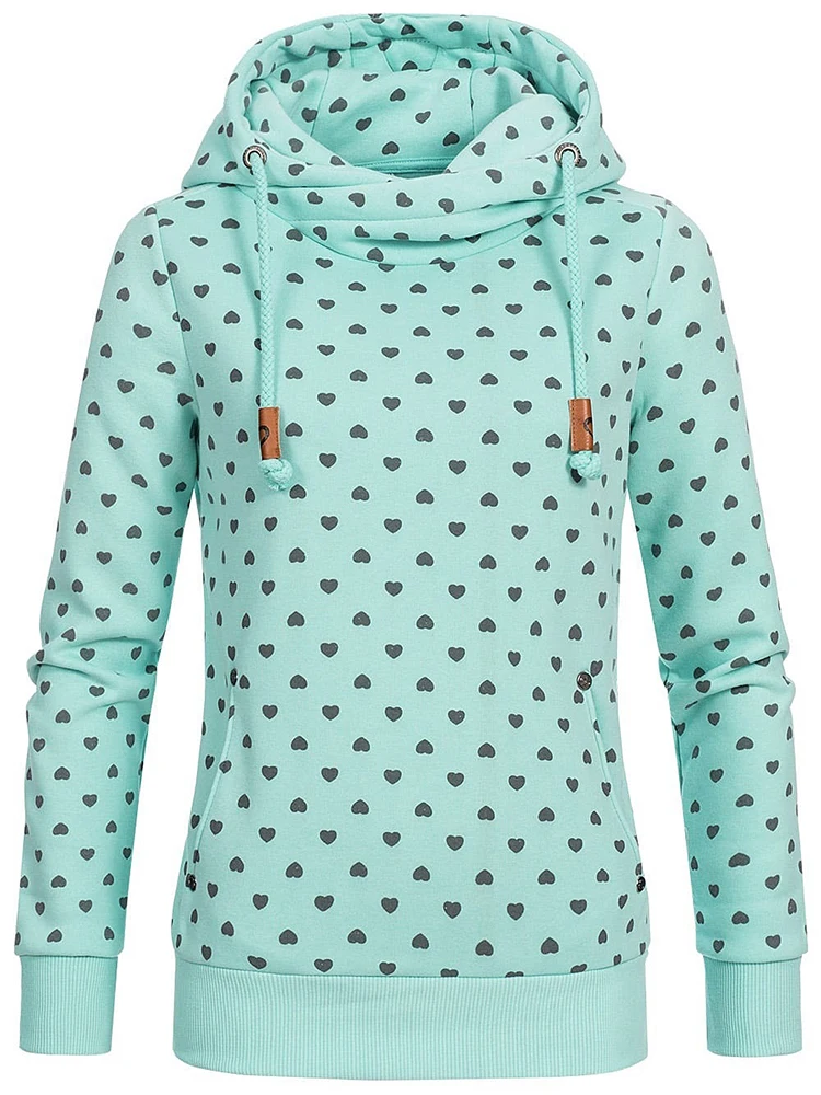 

Women's Plush Pullover Hoodies New 2023 Loose Sweater For Women With Pockets Long Sleeve Printed Hooded Sports Plush Sweater