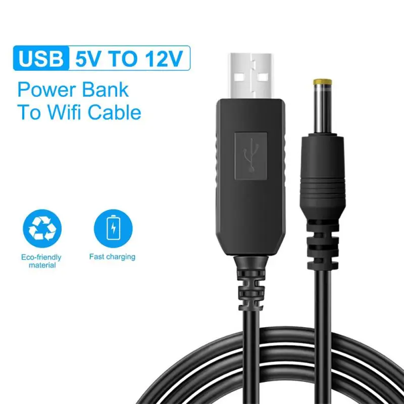 

USB-кабель-переходник с 5 в пост. Тока на 9 В/12 в пост. Тока, 2,1x5,5 мм