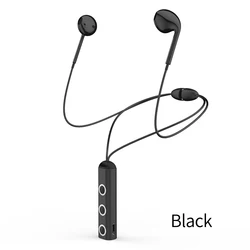 BT313 Wireless Sport Bluetooth Earphones with Mic and Enhanced Bass (Black)