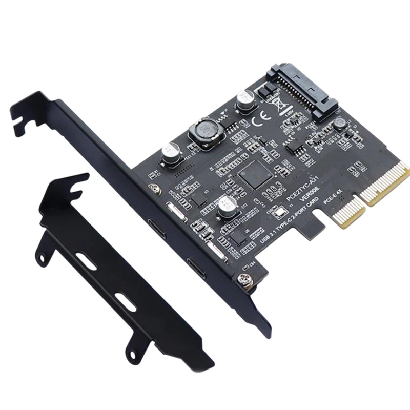 PCI E X4 Expansion Adapter Card, Desktop Computer Motherboard Expansion