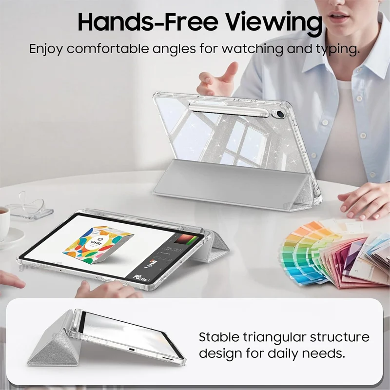 Enhanced Tablet Protective Cover with Auto Sleep/Wake Feature