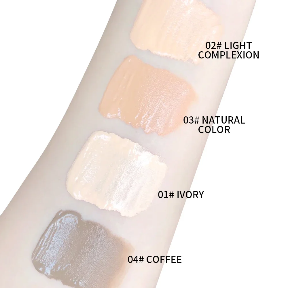 Concealer Cream 4Color Liquid Contouring Makeup Waterproof Moisturizing Lasting Cover Acne Dark Circles Foundation Face Cosmetic