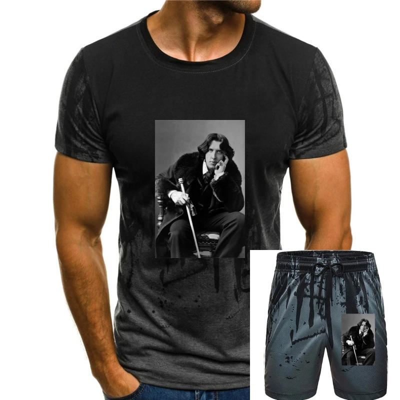 

Oscar Wilde Classic Literature Dorian Gray T Shirt #1 Anime Adult T Shirt Short Sleeve Cotton