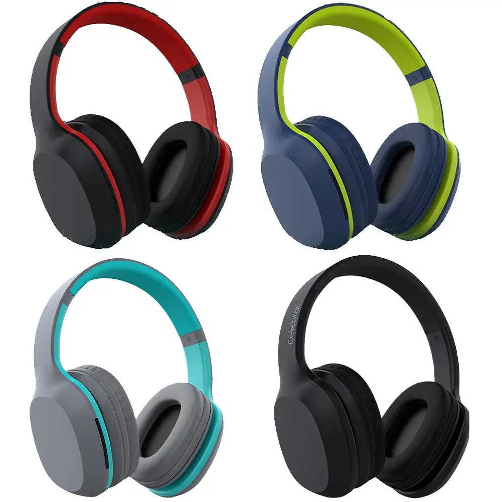 A18 Cuffie Wireless Over Ear Stereo Deep Bass Cancellazione Del Rumore Auricolari Bluetooth Per Laptop Pc Computer Cellulare
