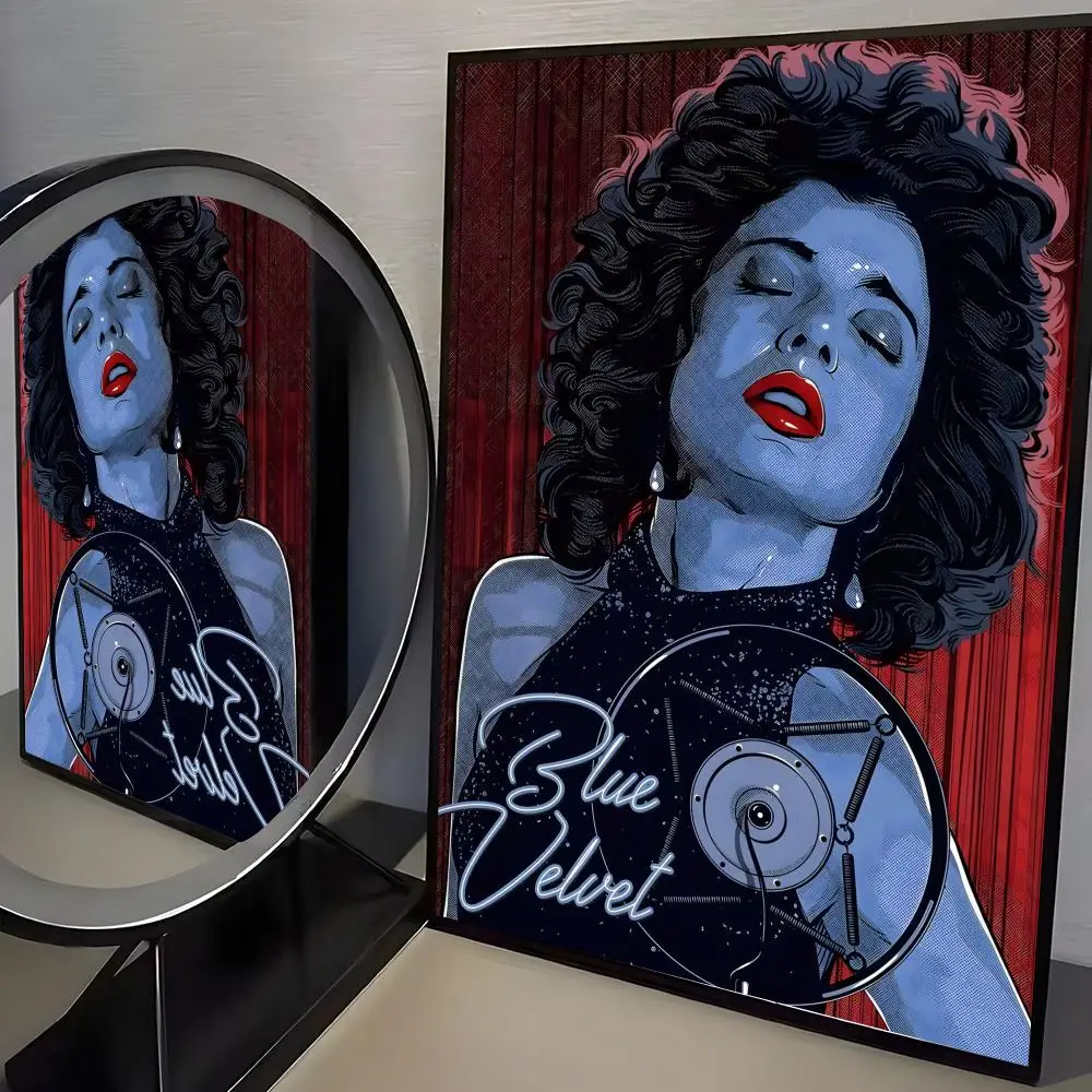 Premium Blue Velvet Movie Poster - HD Self-Adhesive Wall Decor for Home, Office, Dorm, and Bedroom - Perfect Gift Option