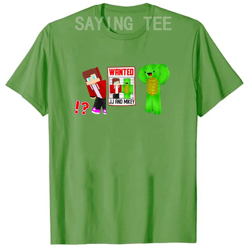 JJ and Mikey Wanted!? Premium T-Shirt Humor Funny Video Gamer Graphic Outfit Boys Fashion Saying Tee Novelty Gift gaming clothes S109e3ec15abd4aa1b8e84e394622543fk