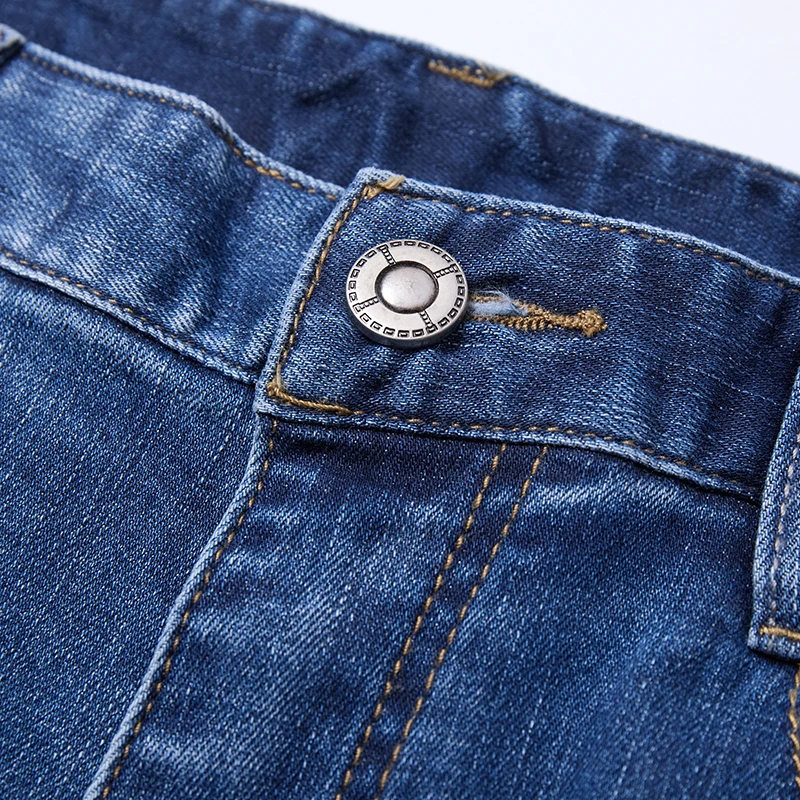 Men's Autumn Large Size Business Casual Jeans Spring Fashion Stretch Slim Skinny Pants High Quality Brand Jeans Trousers Men