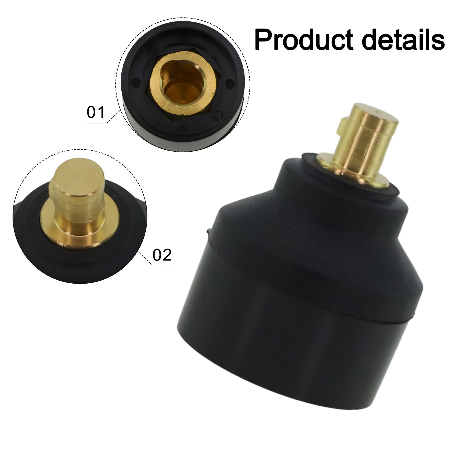 1pc Welding Torch Adapter Converter WP26V 35-50mm To WP17V TIG Welding Torch 10-25mm Conversion Welding Machine Part