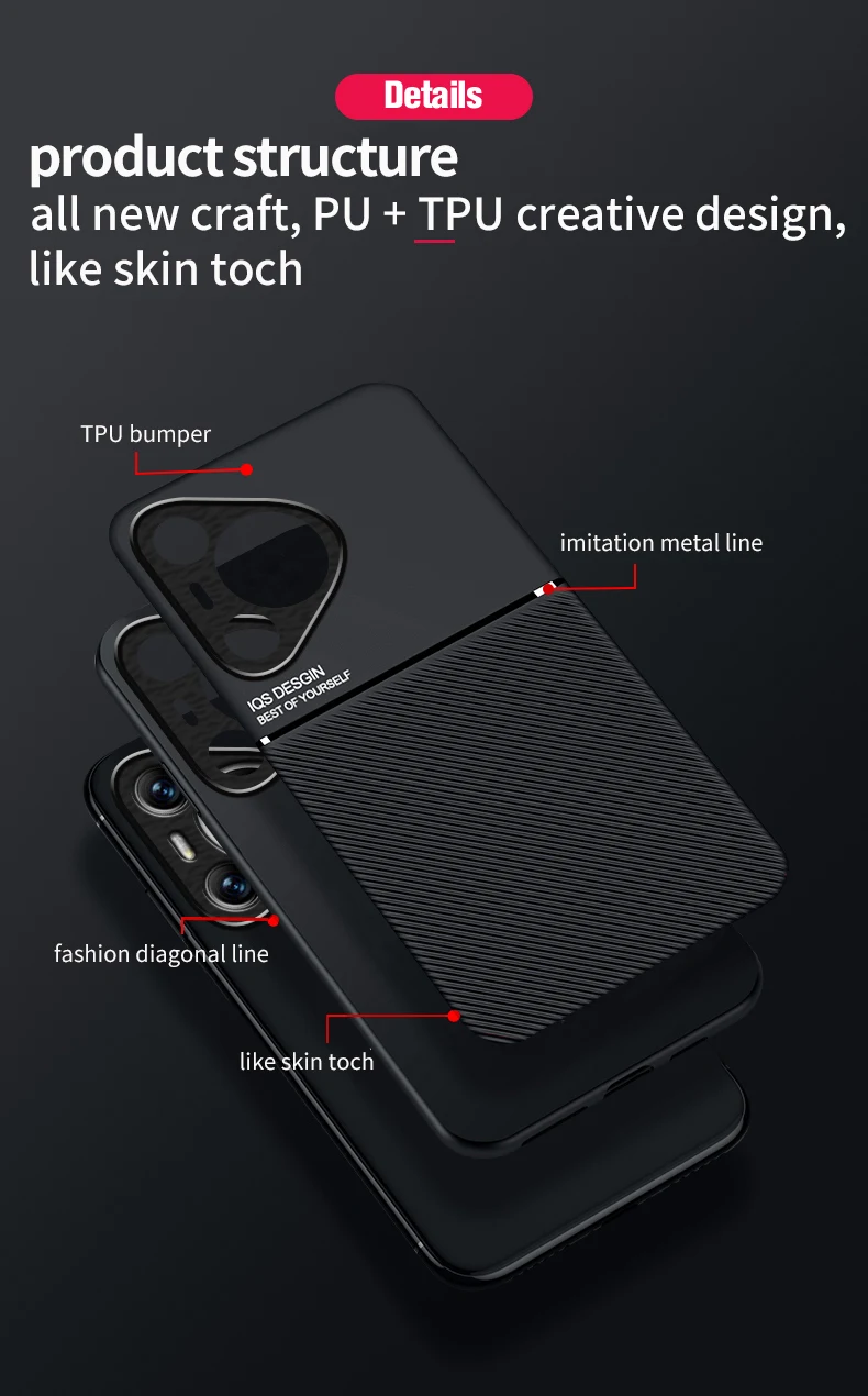 Robusna neklizajuća zaštitna futrola za Huawei Pura 70 Ultra P70 Pro, poklopac za automobil, magnetski vakuumski držač, coque fundas kapa_voghion.com