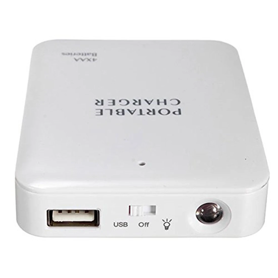 Carregador Portátil Do Banco Do Poder Do USB, Caixa De Embalagem Externa, Carregador De Bateria, Carregador De Emergência, iPhone, 4X, AA