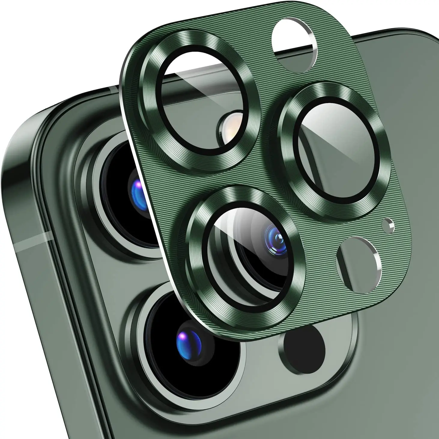 Metal Camera Lens Protector Cover for iPhone 14 13 Pro Max 12 11 14Pro iPhone14 13Pro 11Pro Tempered Glass Protection Accessory_voghion.com