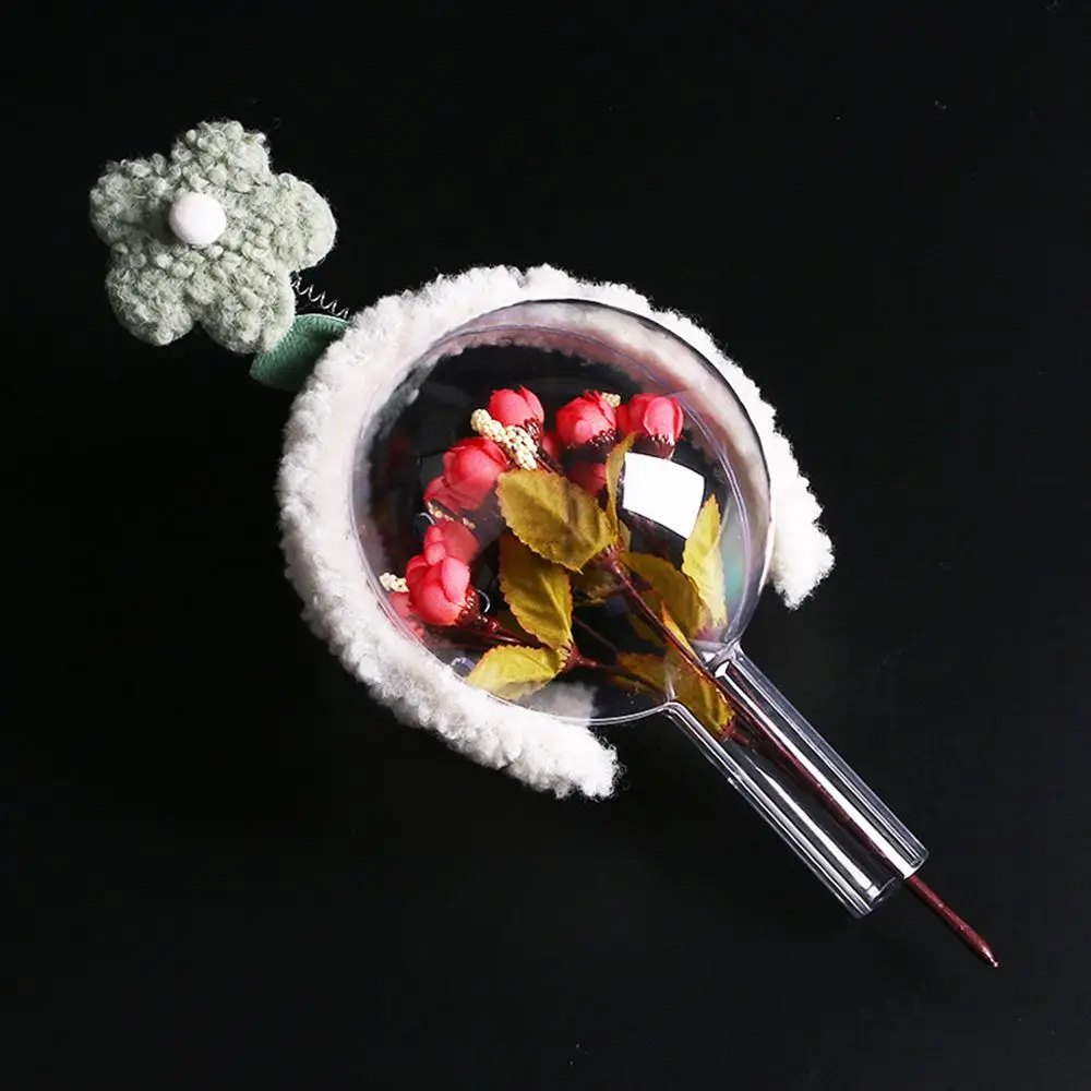 Kreativní cukr skříňka jídlo balení plastový round-shaped bál průhledná koule bonbóny skříňka balení růže kvést balónků