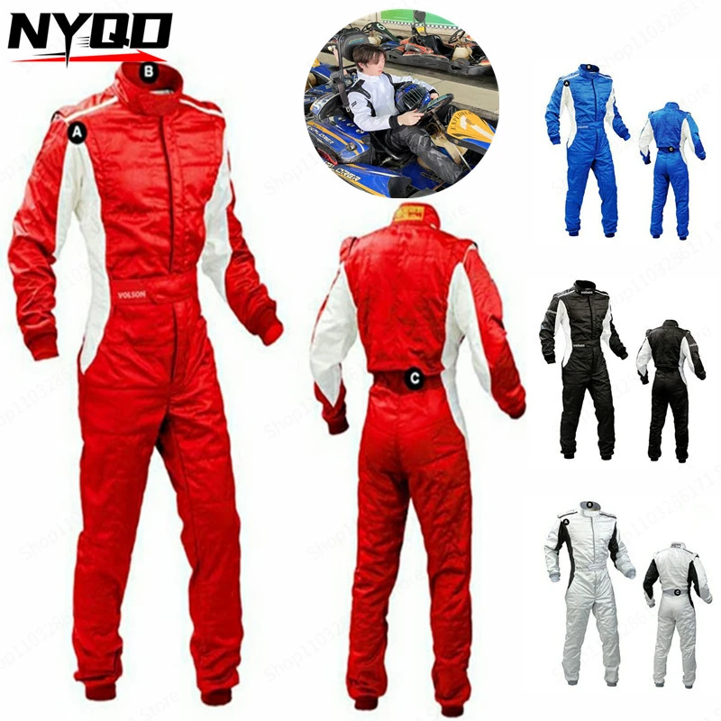 NEW Motorcycle Jacket Waterproof Racing Onesie Quick Dry Go-kart Suits Wear Resistant Motorcycle Onesie Composite Fabric