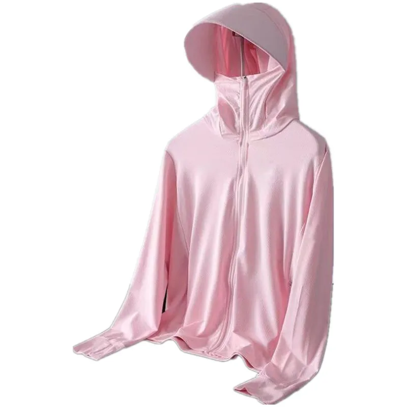 Women Sunscreen Jackets Summer UPF 50+ UV Resistant Skin Coats Men Ultra-Light Sportswear Hooded Windbreaker Casual Jackets