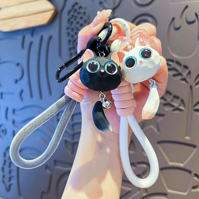 

Новинка, брелок для ключей для пары Каваий мусс, школьный рюкзак из мультфильма, подвеска с резьбой по дереву, милый аксессуар для сумки для девушки, подарок для девушки