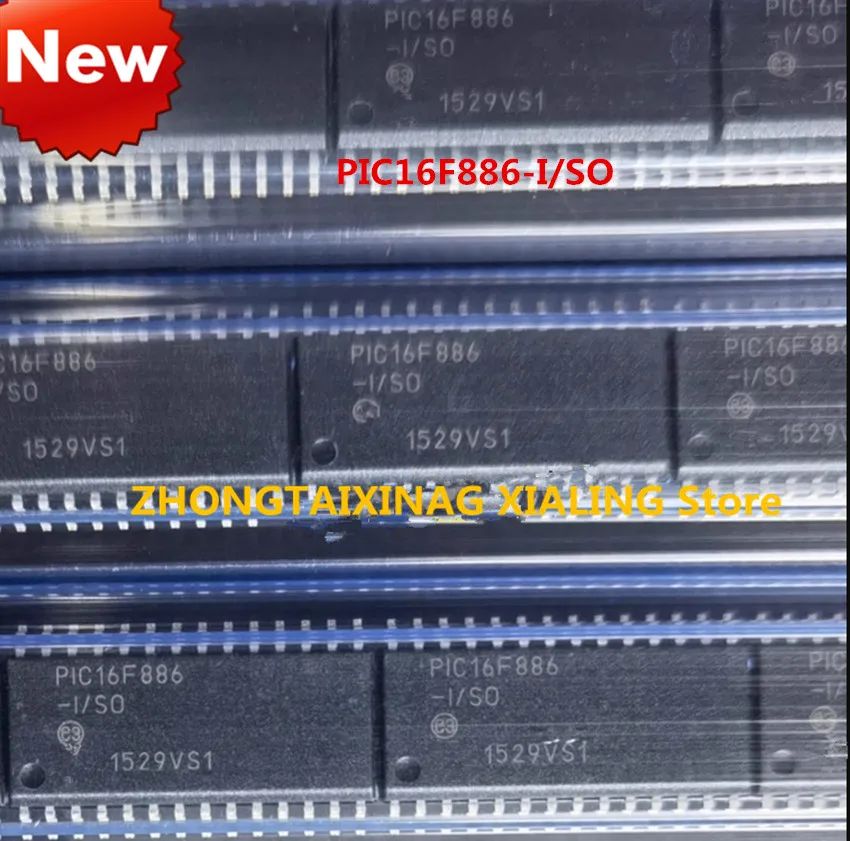 

10PCS New original PIC16F886-I/SO PIC16F886 PIC16F886-I SOP-28 chipset