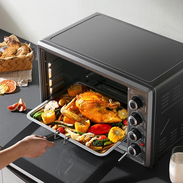 Casa grande capacidade de pão cozimento fornos torradeira automática forno  pizza padaria forno elétrico fornos fritadeira