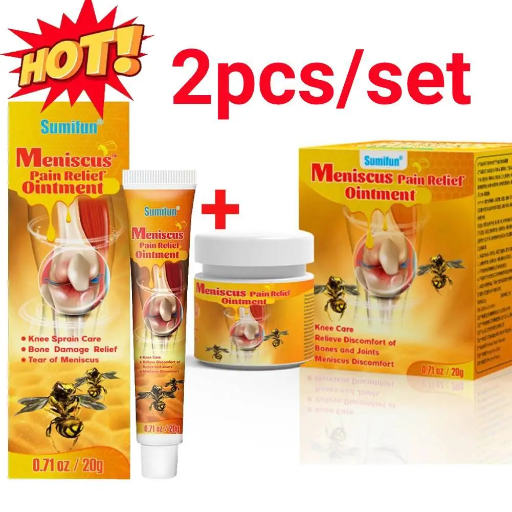 Pain Ointment Gel Sore Healing Cream 1set Advanced Bone Joint Therapy Cream Knee Neck Back Pain Relief Counterpain Cream Relieve Stiffness Back Muscle