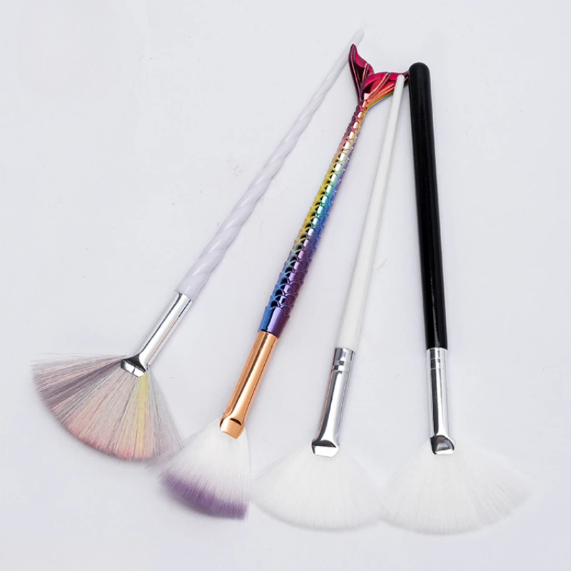 Ceramic Coloring Fan Brush – Nylon Soft Bristles for Underglaze & Large-Area Coloring 2