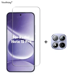 6 - in - 1 Tempered Glass Screen Protector & Lens Film Set - Redmi note 15 Pro 5G (1 Glass and 1 Lens)