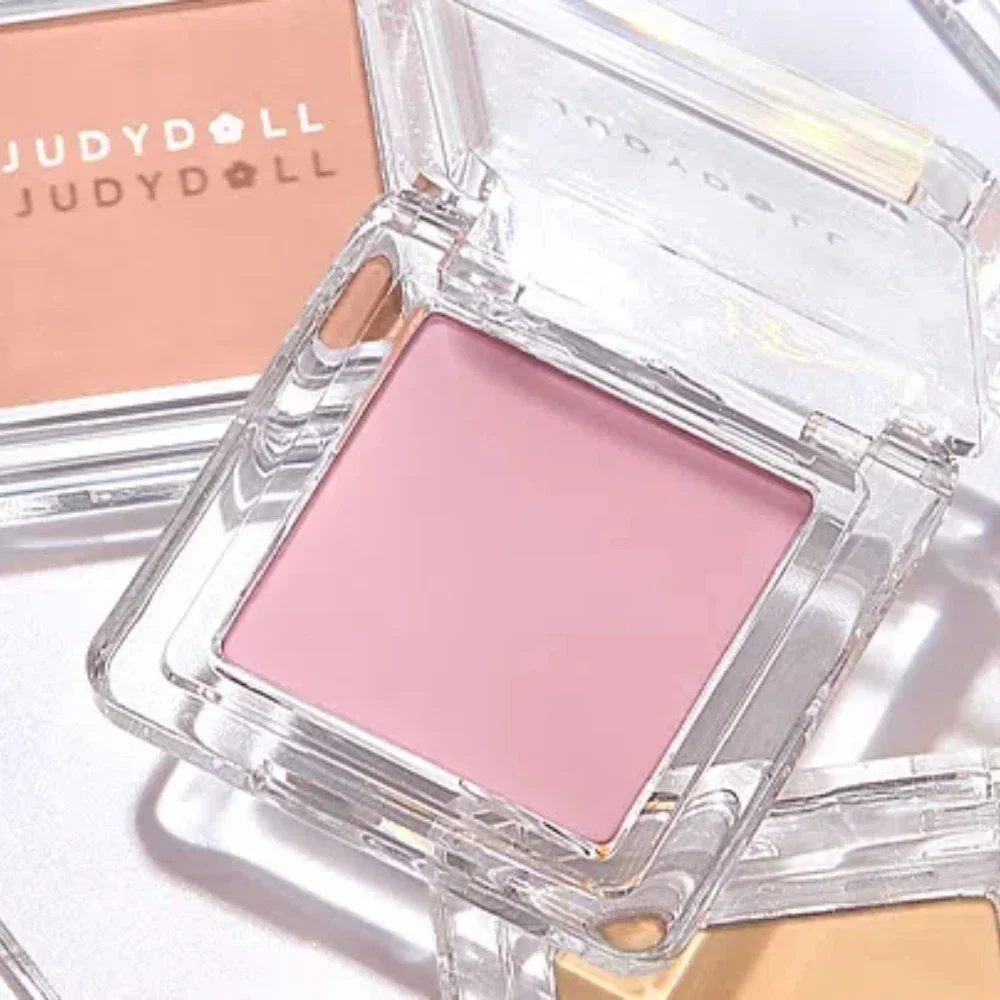 Judydoll Monochrome Blush Portable Silky Cream Multipurpose Blusher Eyeshadow Nude Natural Brighten Skin Tone Makeup Cosmetics 3
