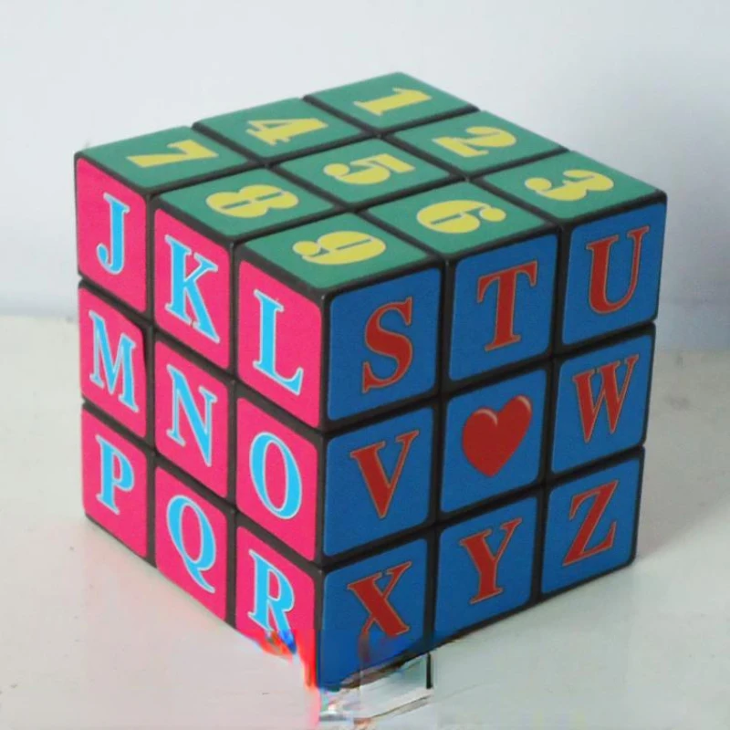 Educational Stickers Third-Order Magic Cubes Beginner's Entry Alphanumeric Magic Cubes Children's Toys order