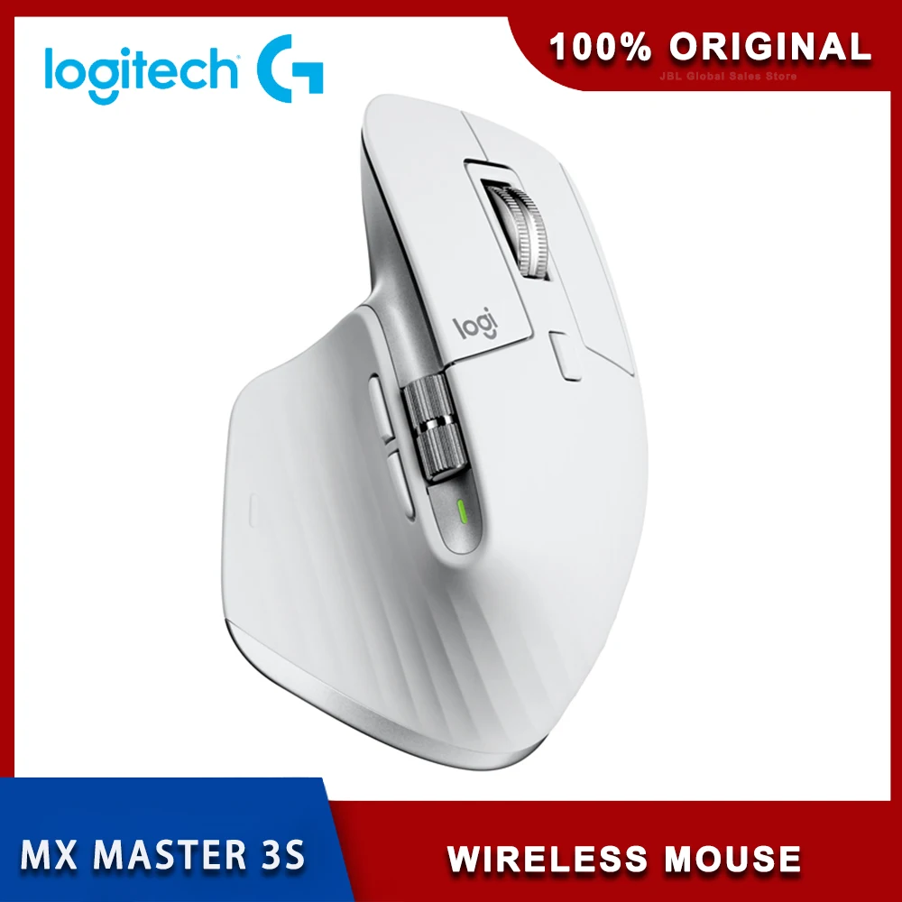 Originale Logitech Mx Master 3S /Mx Master 3 Mouse Wireless 8000 Dpi Ruota Di Scorrimento A Cambio Automatico Mouse Bluetooth Senza Fili Mouse Da Uffi