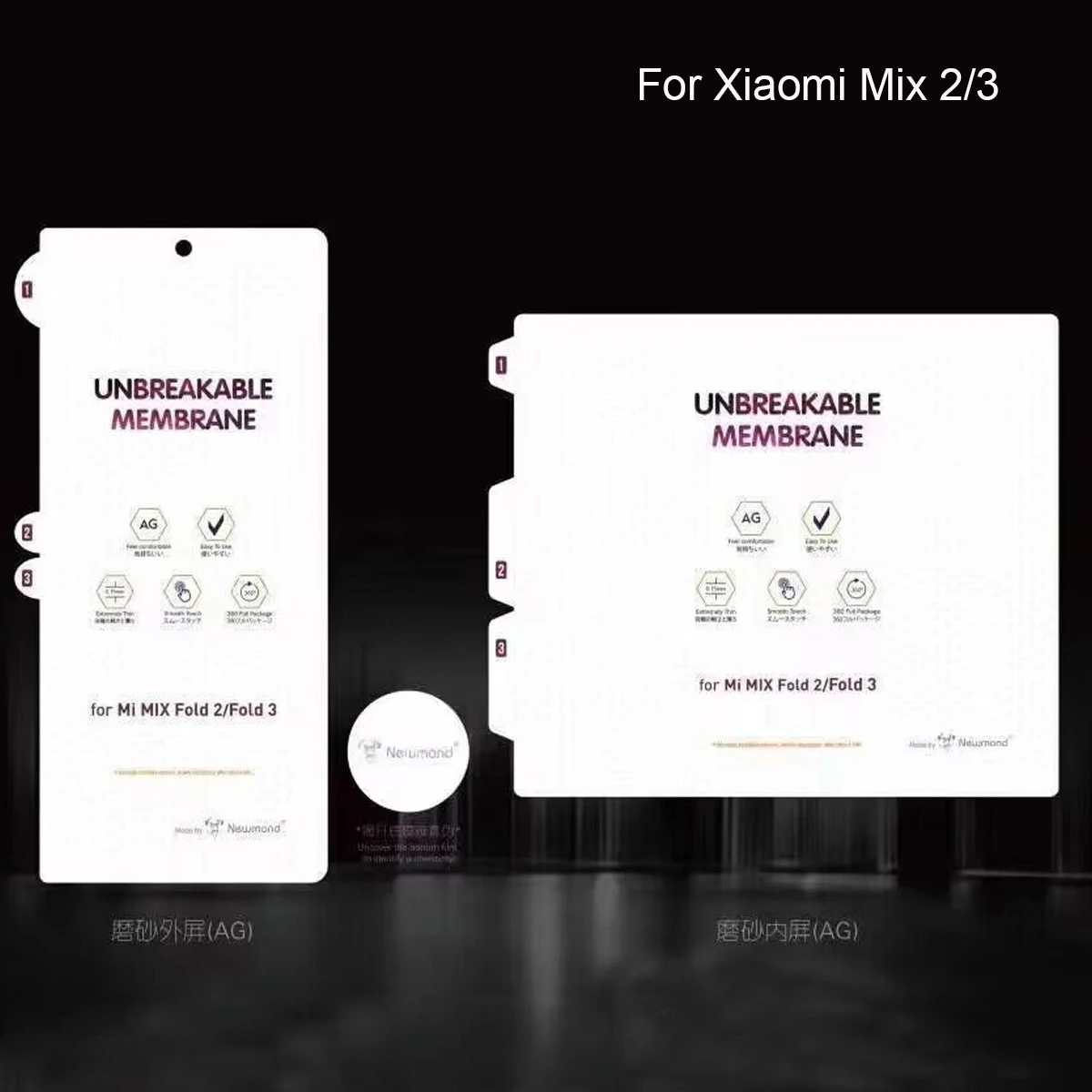 

0,15 мм небьющаяся мембрана Передняя Гидрогелевая пленка для Xiaomi Mix Fold 3 2 мягкая защитная пленка для экрана из ТПУ