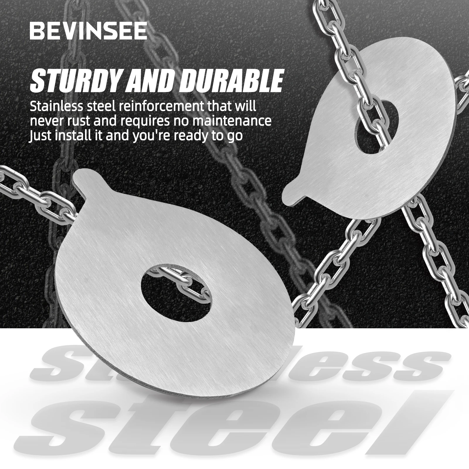 BEVINSEE 리어 스프링 퍼치 코일오버 스프링용 강화 플레이트, BMW E46 M3 320i 323i 325i 328i 330i용, BMW Z4 E85용