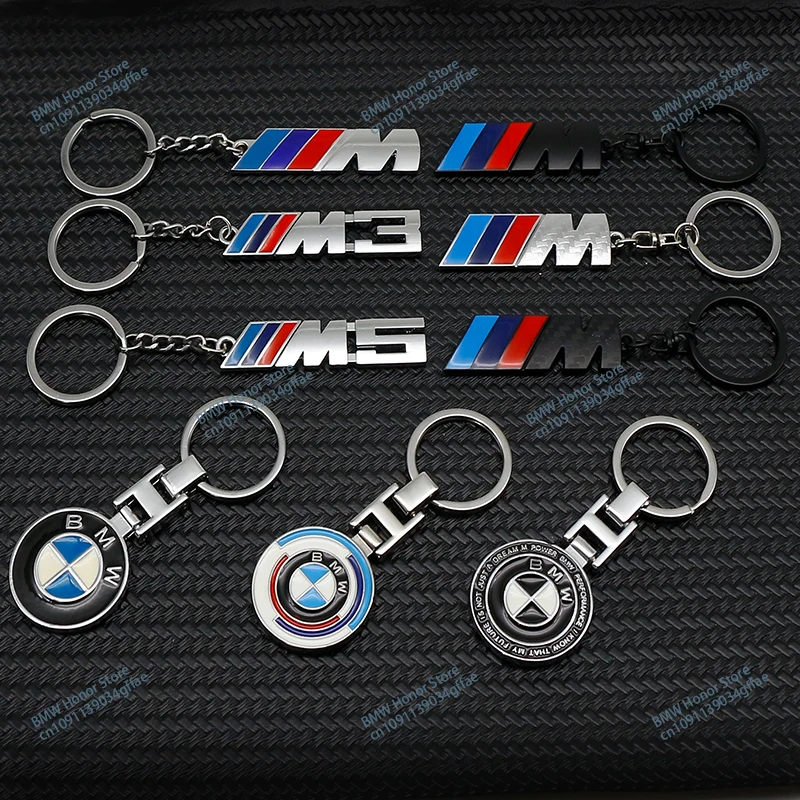 Porte-clés en métal porte-clés de voiture pendentif porte-clés accessoires pour BMW G21 G30 G11 E90 F20 F10 F30 G20 F15 E36 E39 E46 E60
