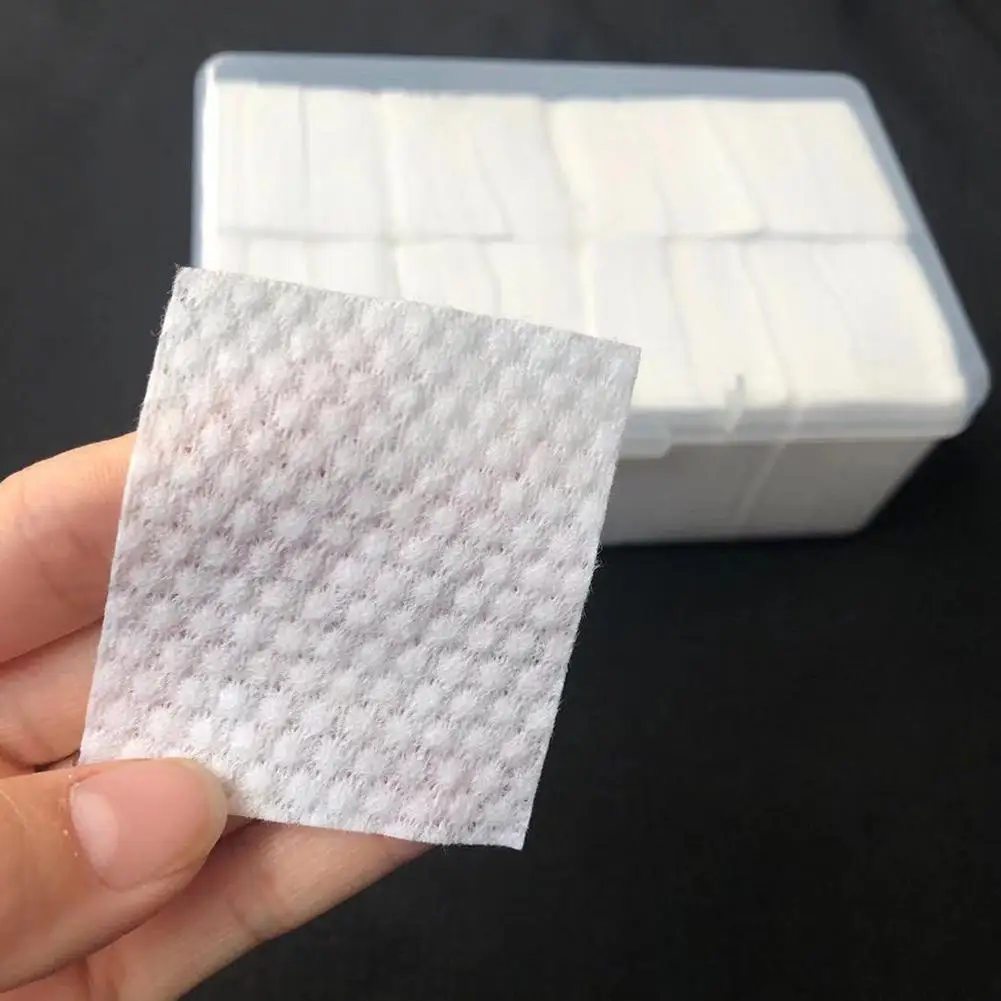 600pcs 메이크업 리무버 코튼 패드 펄 텍스처 페이셜 클렌징 와이프 토너 에센스용 절수 스킨 케어 패드