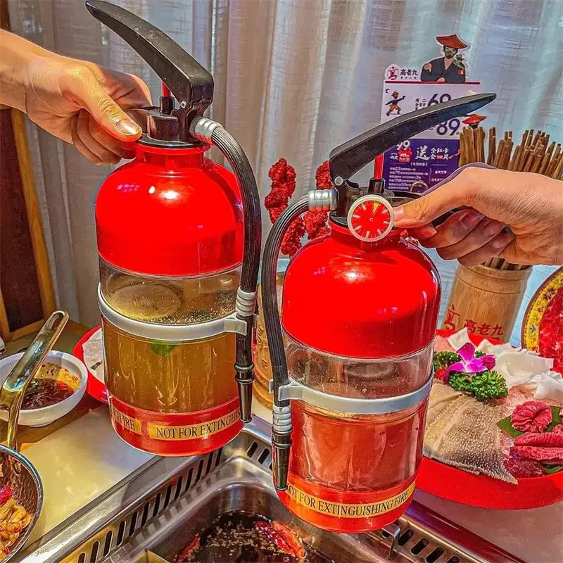 3L Creative Wine Fire Extinguisher Bottle Hand Pressed Large Capacity Beer Soda Water Party Bar Accessories Fun Gift beverage dispenser